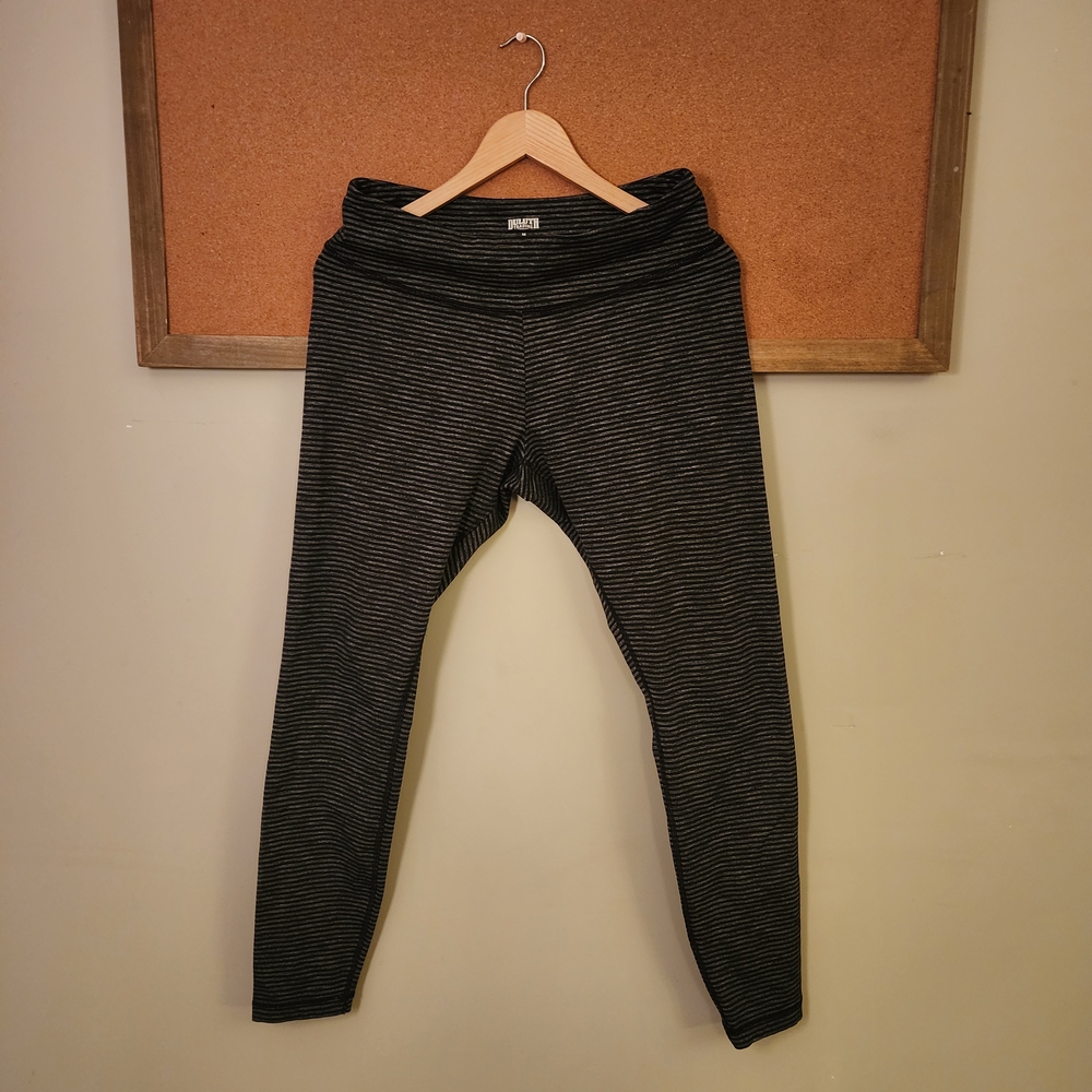 Duluth Trading Co Black Leggings Soft Knit Comfort